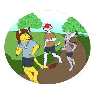 Herrickville Hustle Logo