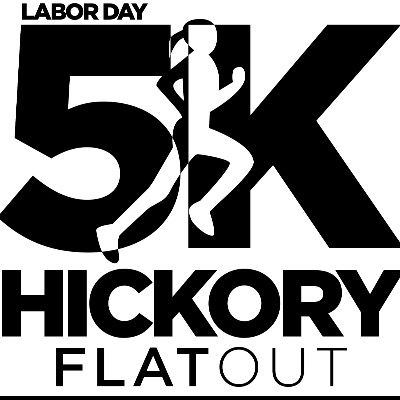 Hickory Flatout 5K Logo