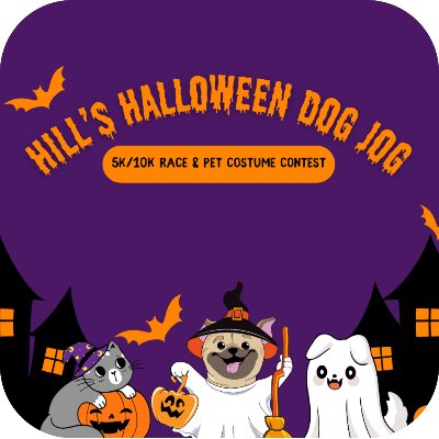 Hill's Halloween Dog Jog Logo