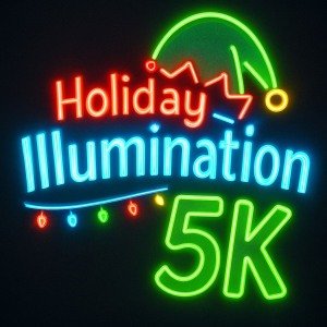Merritt Island Holiday Fest 3K Logo