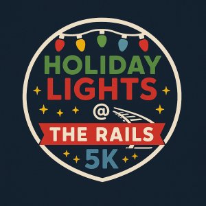 Holiday Lights @ the Rails 5K & Kids Dash Logo