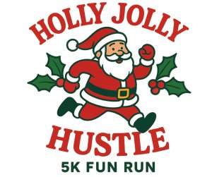Holly Jolly Hustle 5K Logo