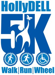 HollyDELL 5K Walk/Run/Wheel Logo