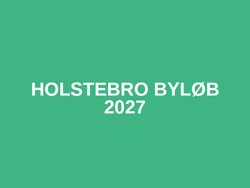 Holstebro Byløb 2027 Logo
