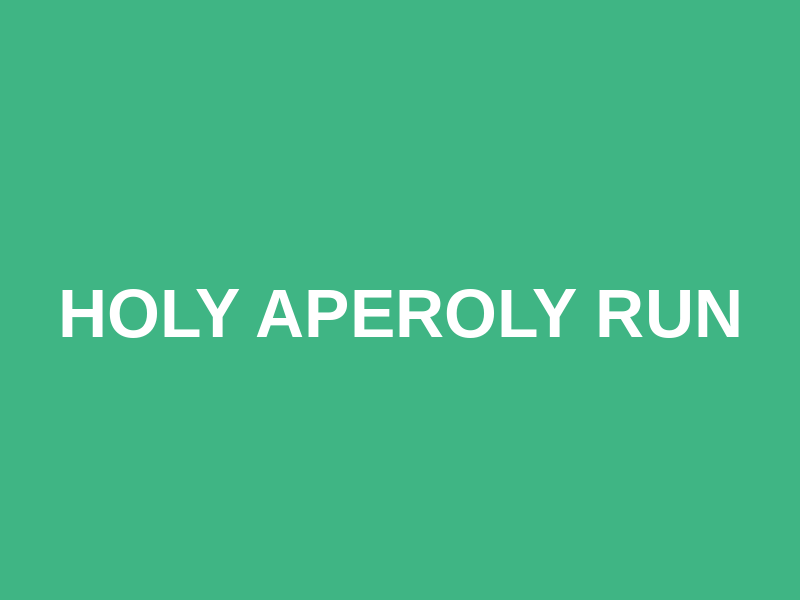 Holy Aperoly Run Logo