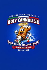 Holy Cannoli 5K & 2 Mile Logo