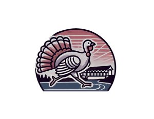 Livingston Manor Turkey "Trout" 5K & 1 Mile Run/Walk Logo