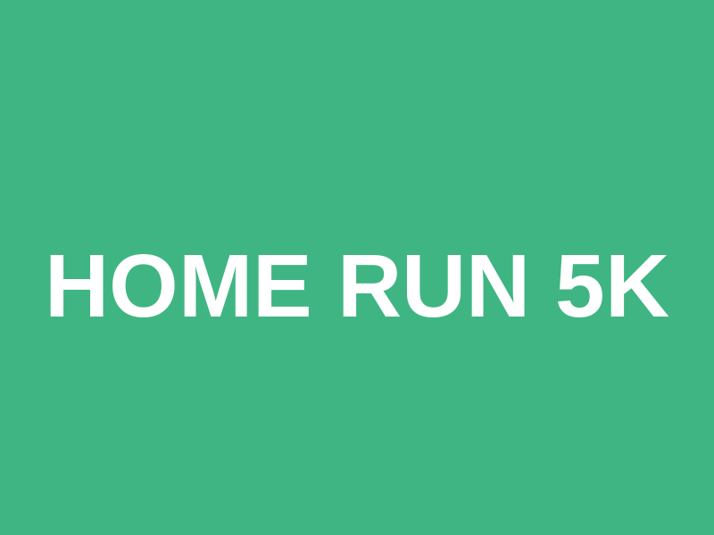 Home Run 5k Logo