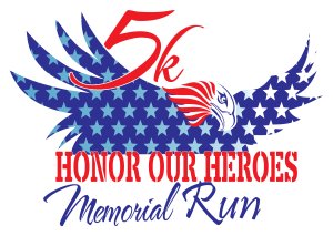 Honor Our Heroes 5k Memorial Run Logo