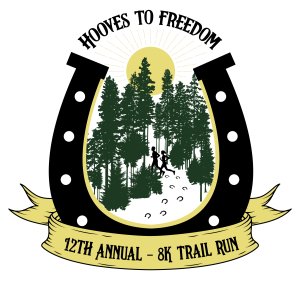 Hooves To Freedom Trail Race (8k) Logo