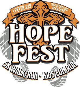 Hope Fest 5K Walk/Run & Kids Fun Run Logo