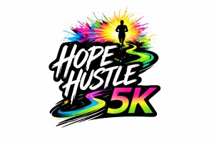 Hope Hustle 5K- Running Toward Brighter Futures Logo