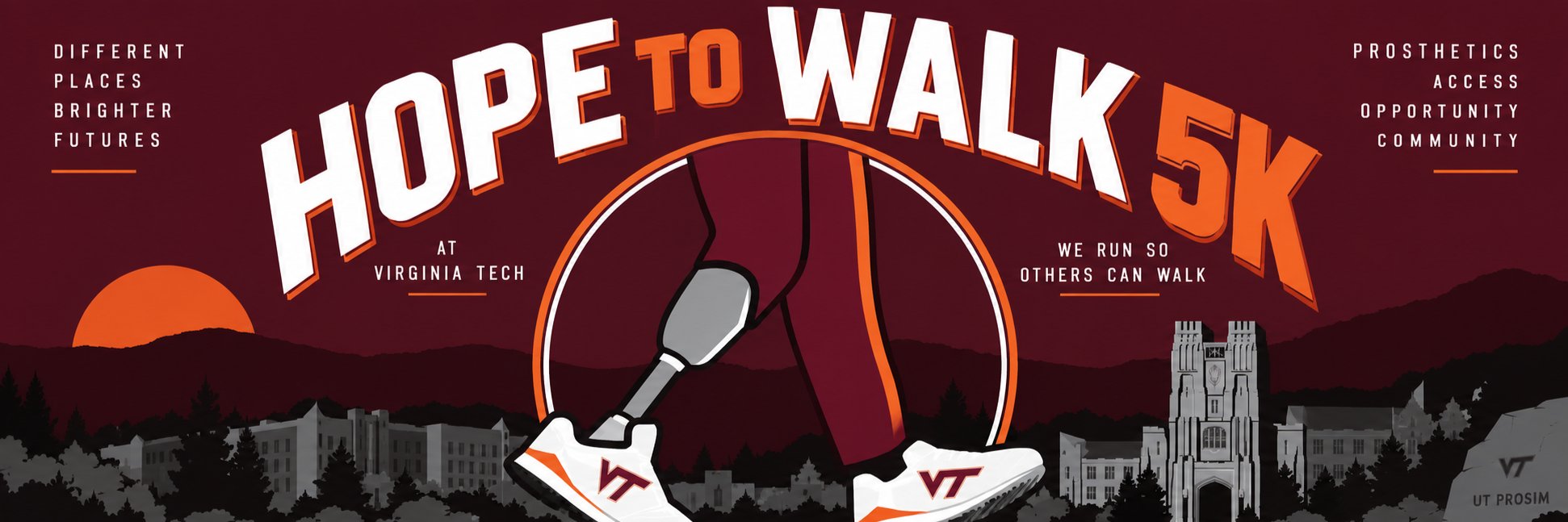 Hope to Walk at VT Annual 5K 2026 Logo
