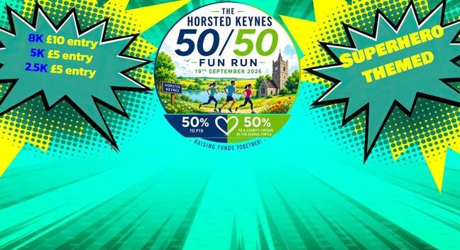 Horsted Keynes FUN RUN Logo