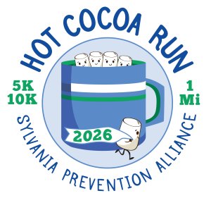Hot Cocoa 10K/5KRun/Kids' 1Mile Run or  Adult Walk Logo