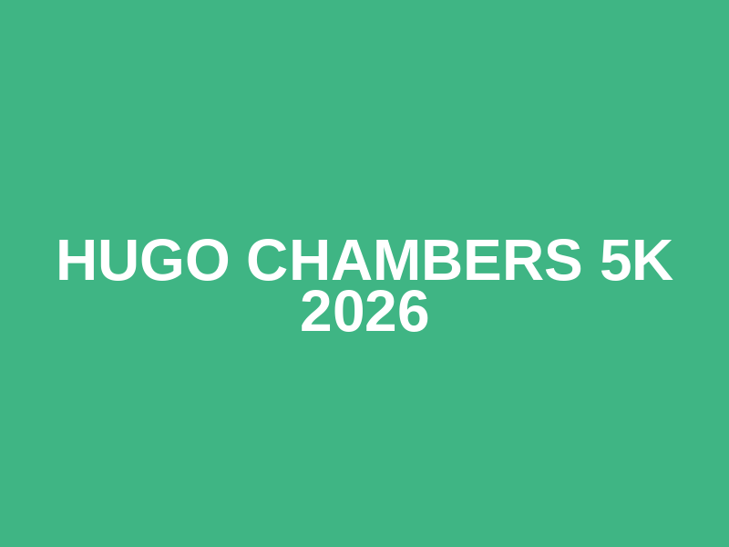 Hugo Chambers 5K 2026 Logo