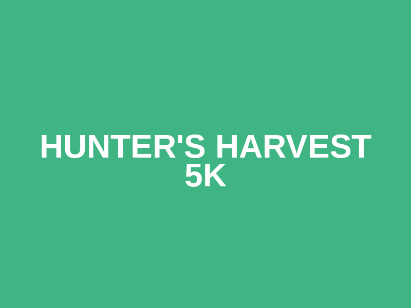 Hunter's Harvest 5K Logo