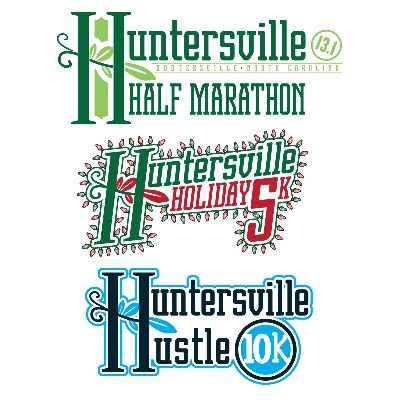 Huntersville Half Logo