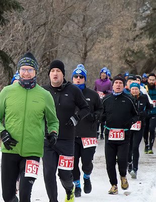 Hypothermic Half Marathon - Edmonton #1 Logo