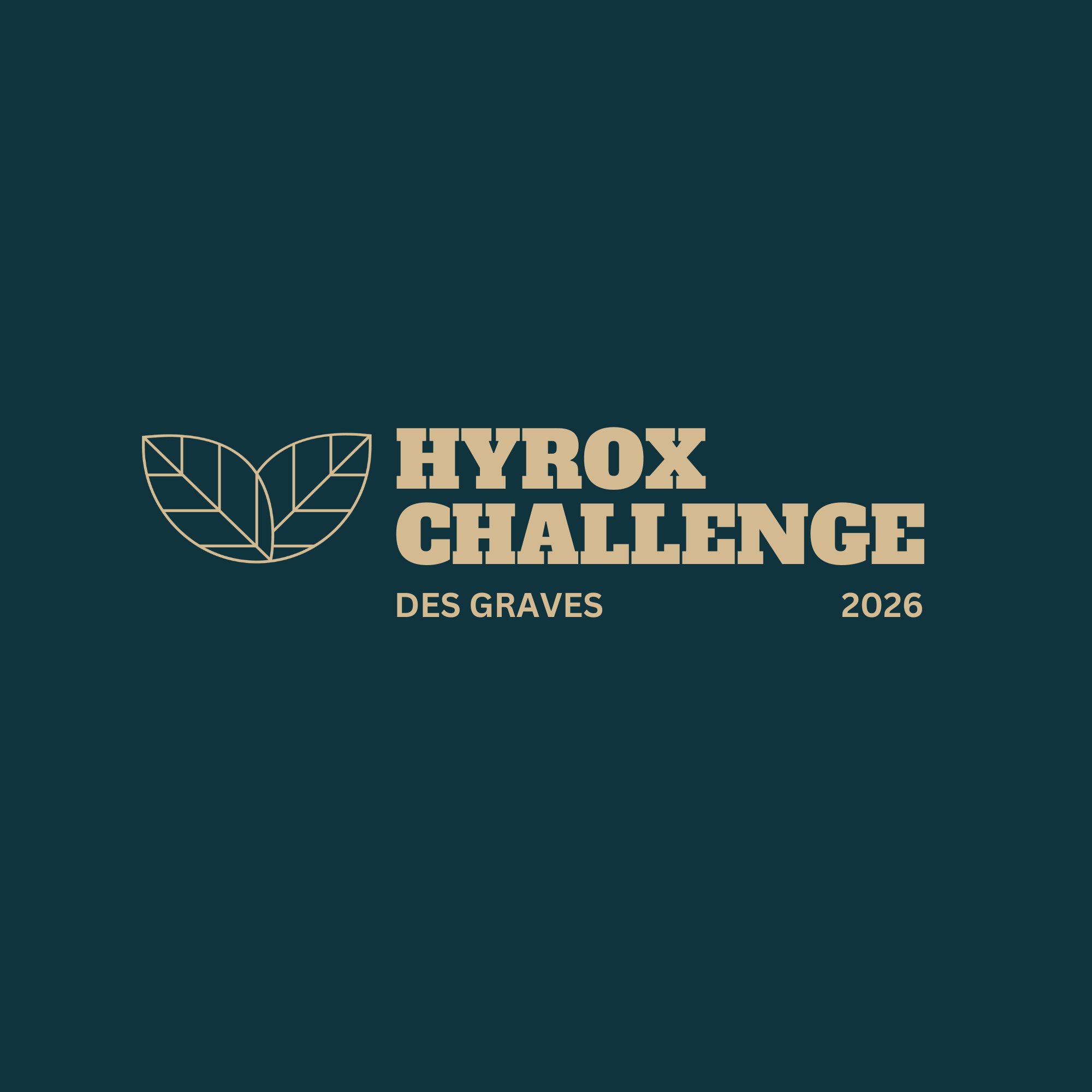 HYROX CHALLENGE DES GRAVES 2026 Logo