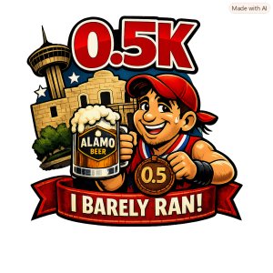 I Can't Bexar Another Race 0.5k