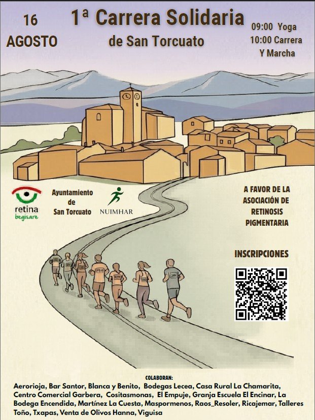 I Carrera solidaria de San torcuato Logo