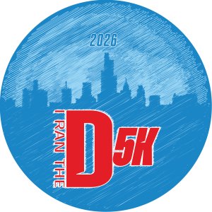 I Ran the D 5K Logo