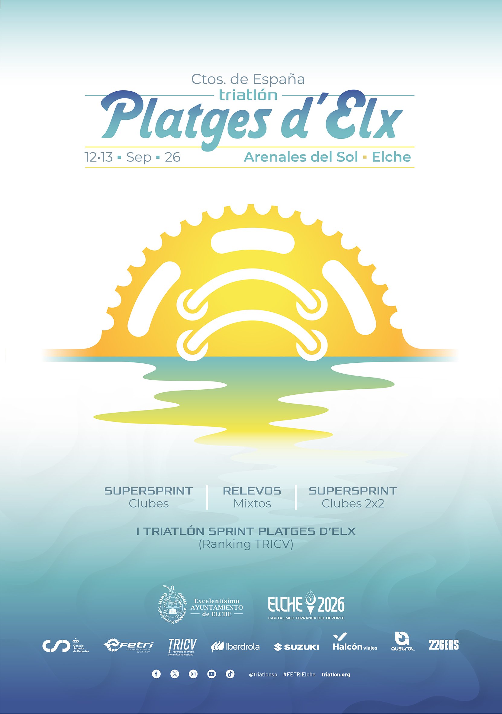 I TRIATLÓN SPRINT PLATGES D'ELX Logo