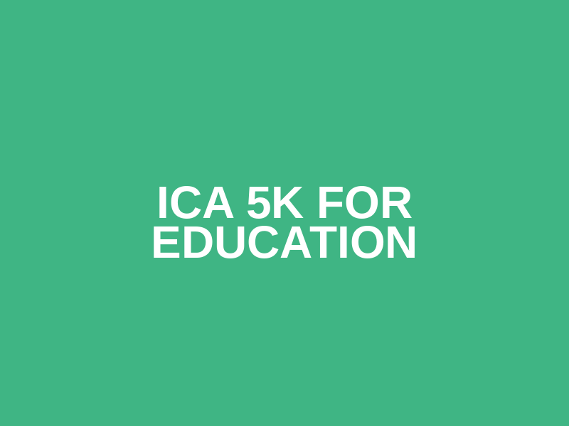 ICA 5K for Education Logo