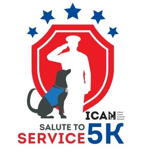ICAN Salute to Service 5K Logo