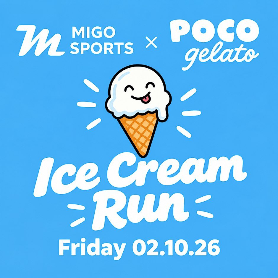 Ice Cream Run - Migo Sports x Poco Gelato