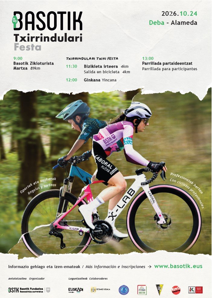 II. BASOTIK Zikloturista Martxa (89 km) Logo