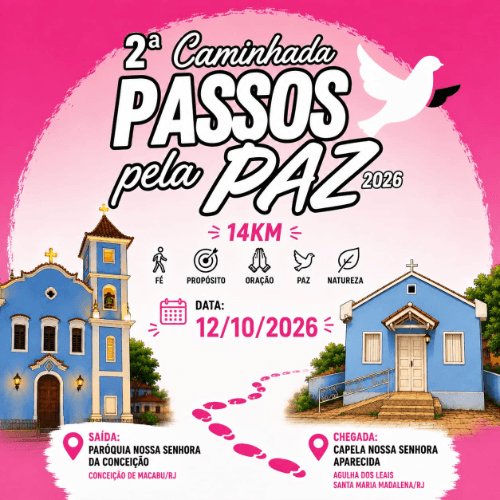 II CAMINHADA PASSOS PELA PAZ - 2026