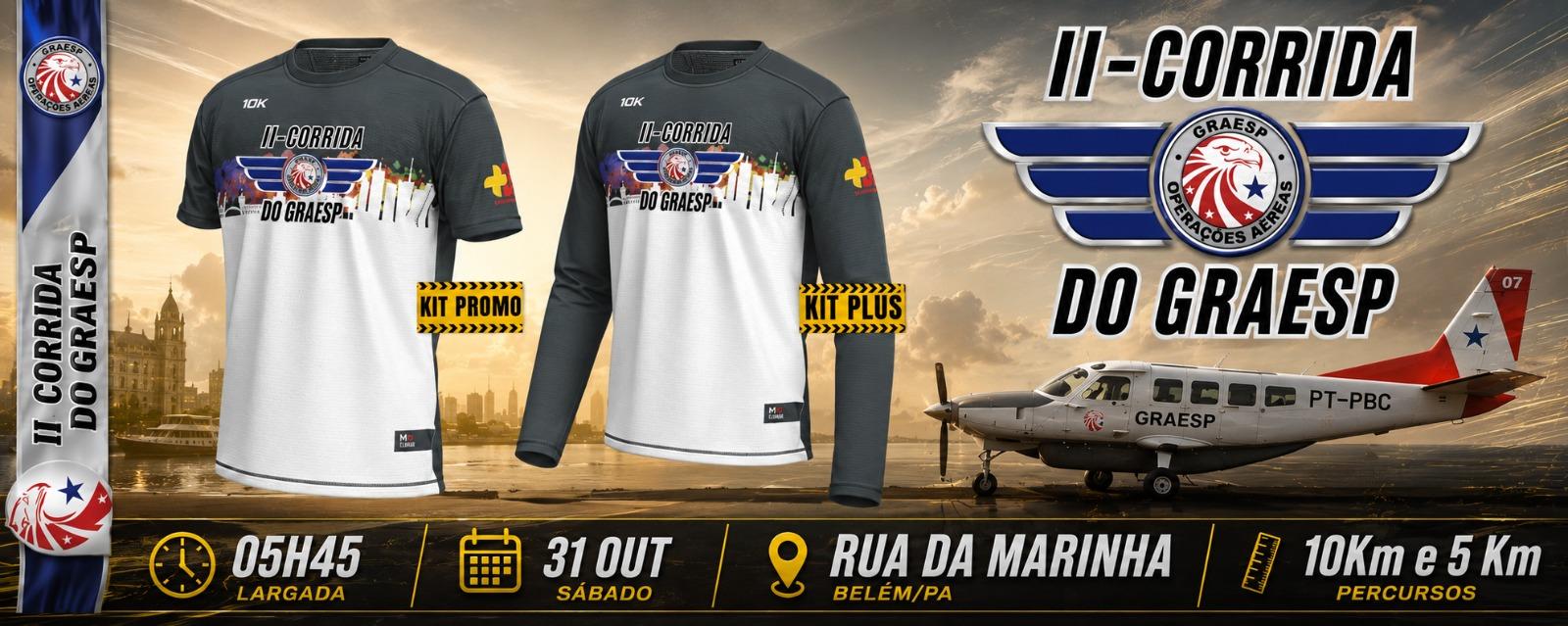 II CORRIDA DO GRAESP Logo