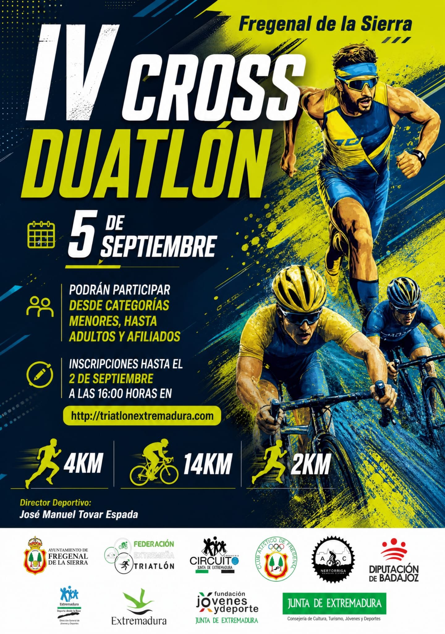 II Duatlón Cros Fregenal de la Sierra Logo