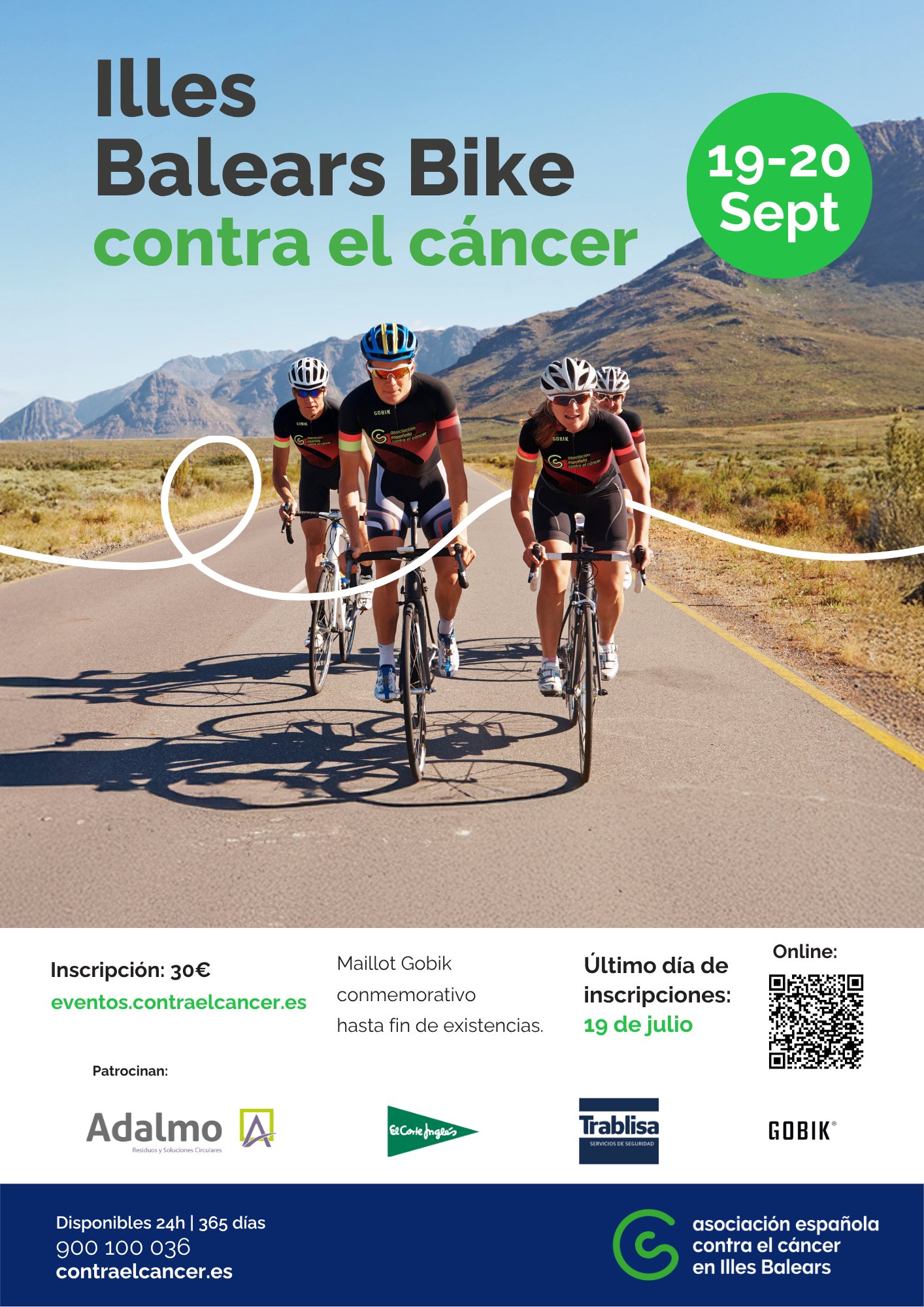 III Bike Contra el Cáncer en Illes Balears Logo