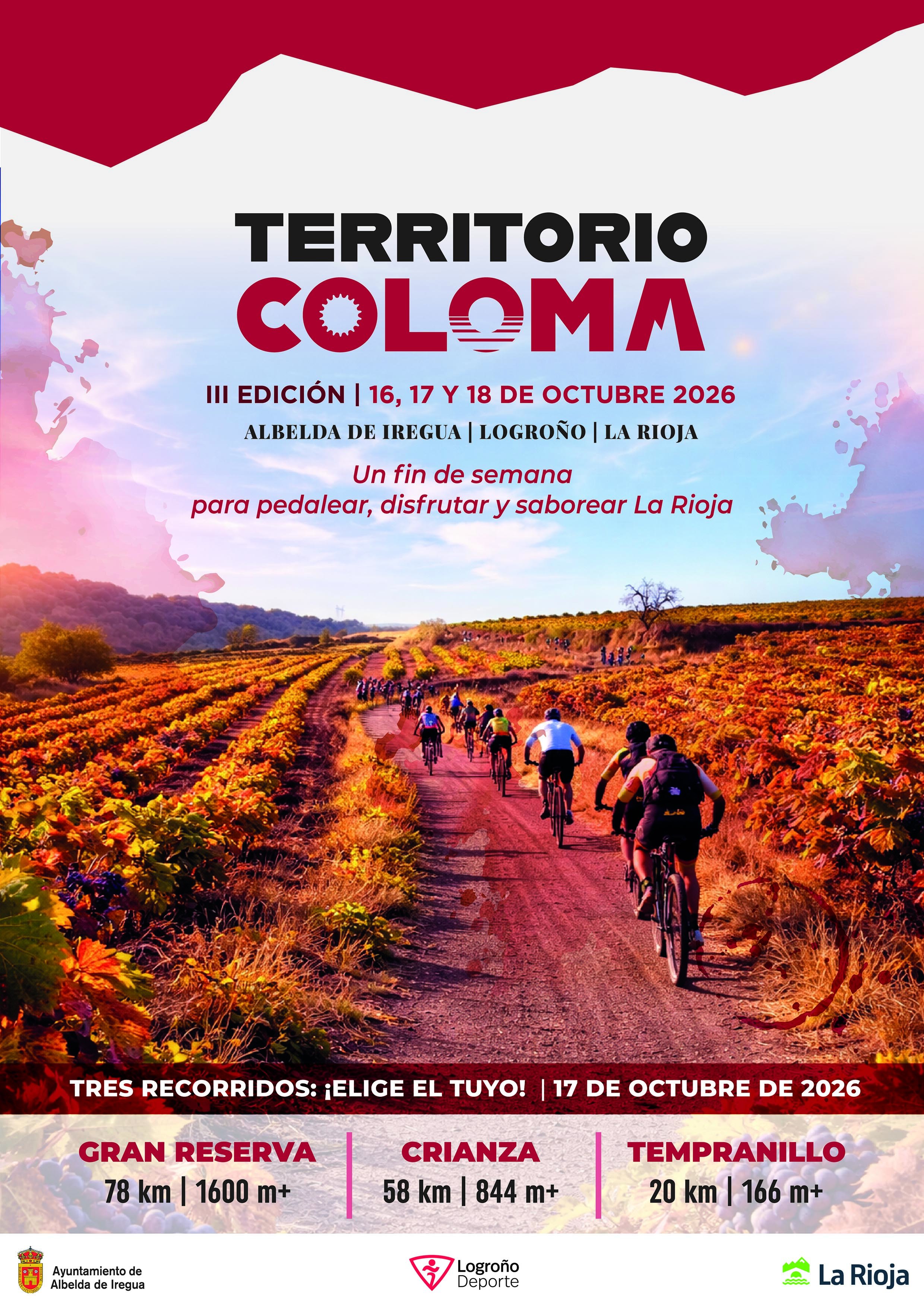III EDICIÓN TERRITORIO COLOMA: Kilómetros con sabor a Rioja Logo