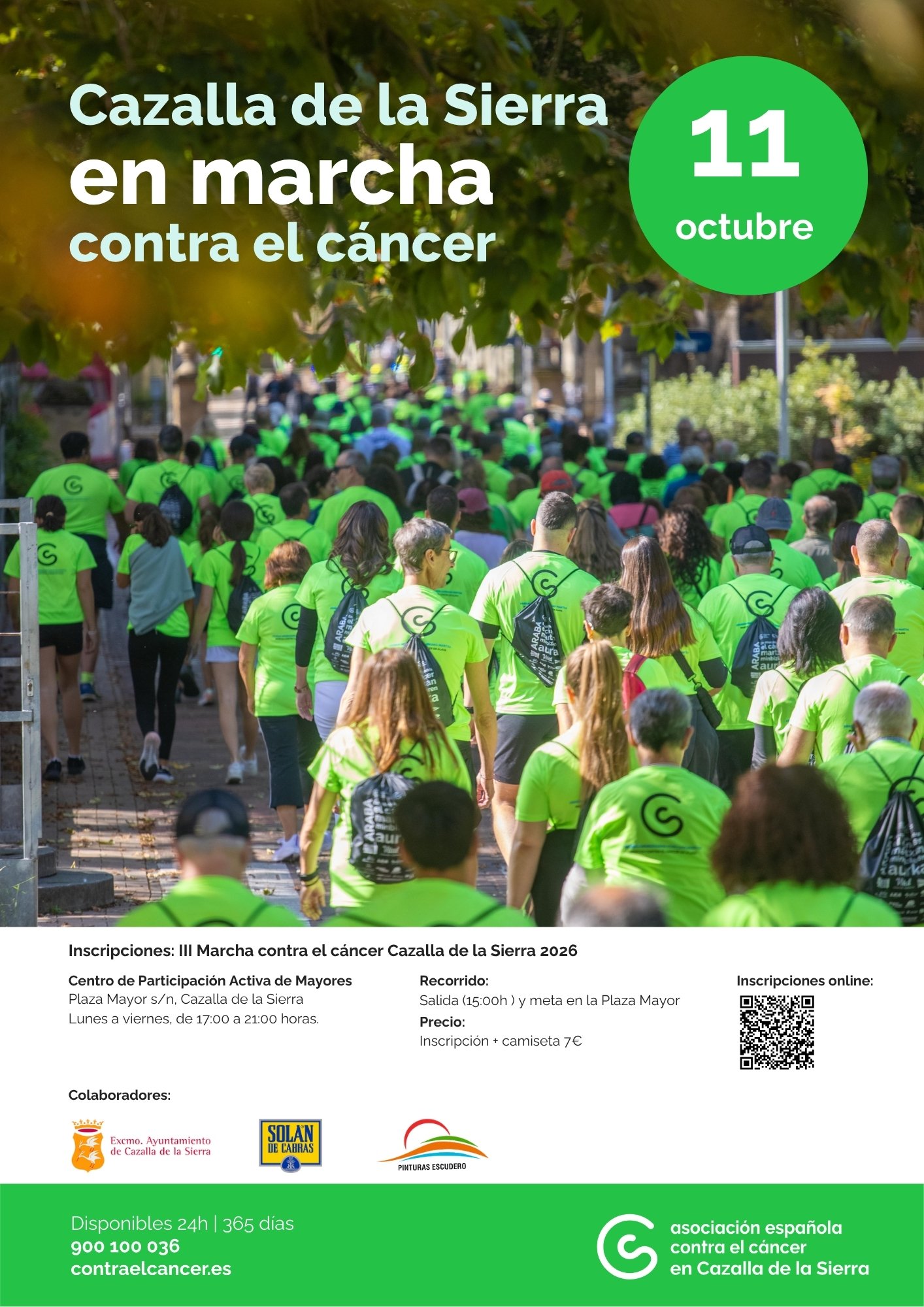 III MARCHA CONTRA EL CÁNCER CAZALLA DE LA SIERRA