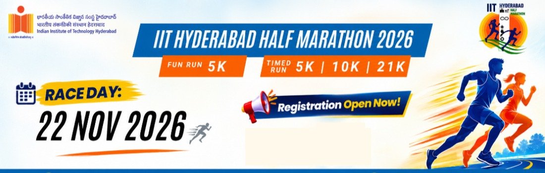 IIT Hyderabad Half Marathon 2026 - 3rd Edition