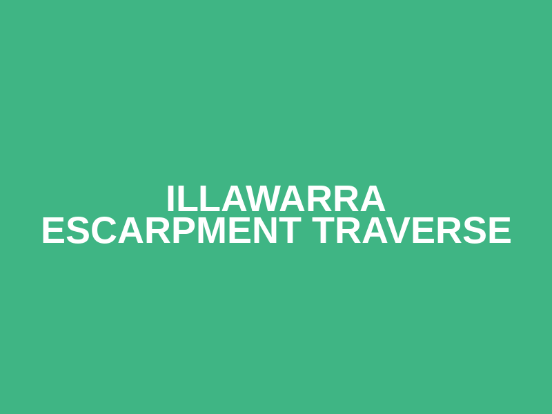 Illawarra Escarpment Traverse Logo