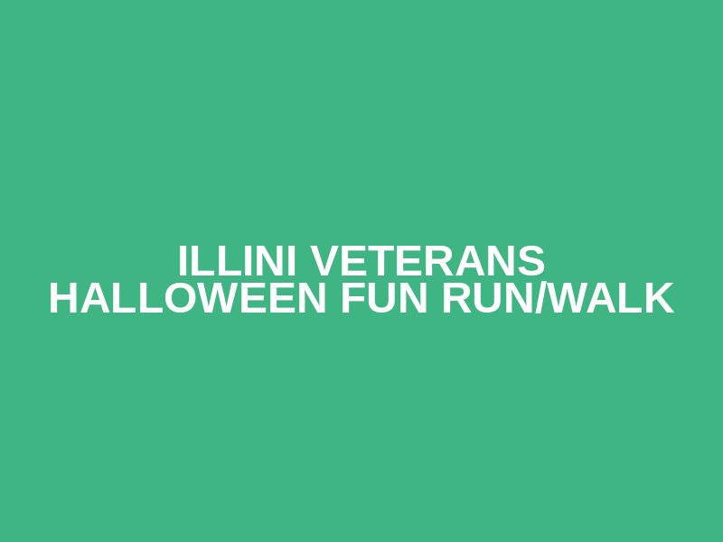 Illini Veterans Halloween Fun Run/Walk Logo