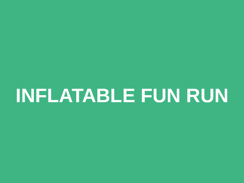 Inflatable Fun Run Logo