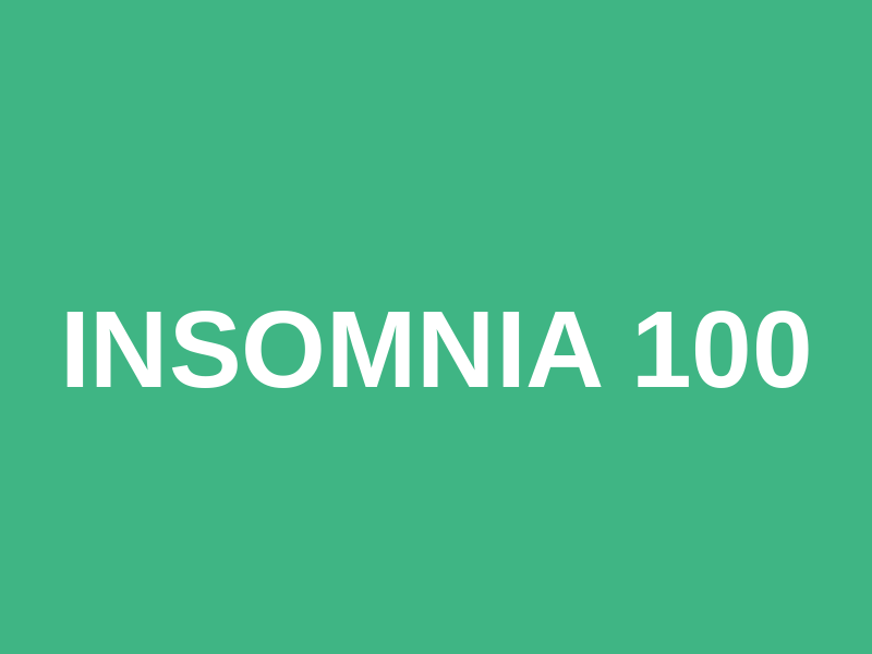 Insomnia 100 Logo