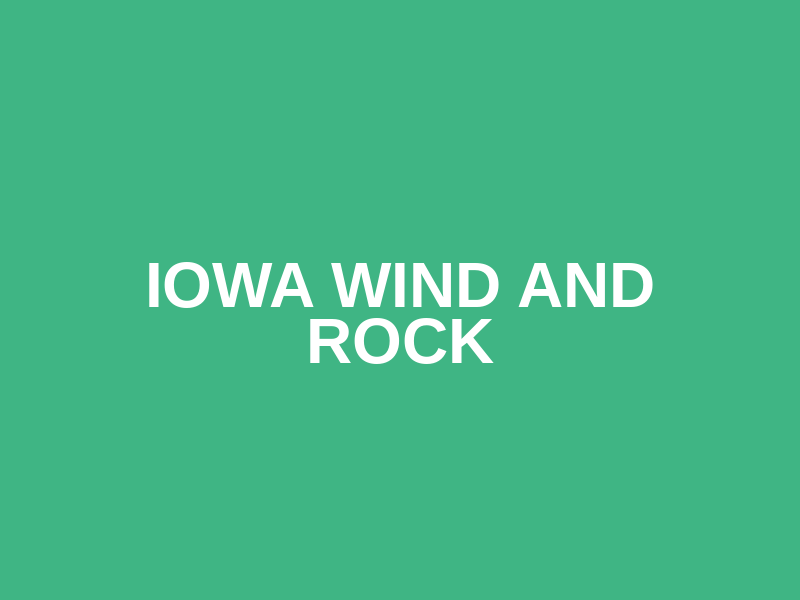 Iowa Wind and Rock Logo