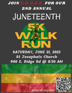 Irondequoit Juneteenth 5K Logo