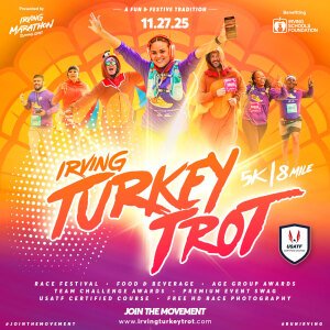 Irving Turkey Trot Logo