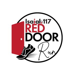 Isaiah 117 Red Door Run - Blount County Logo