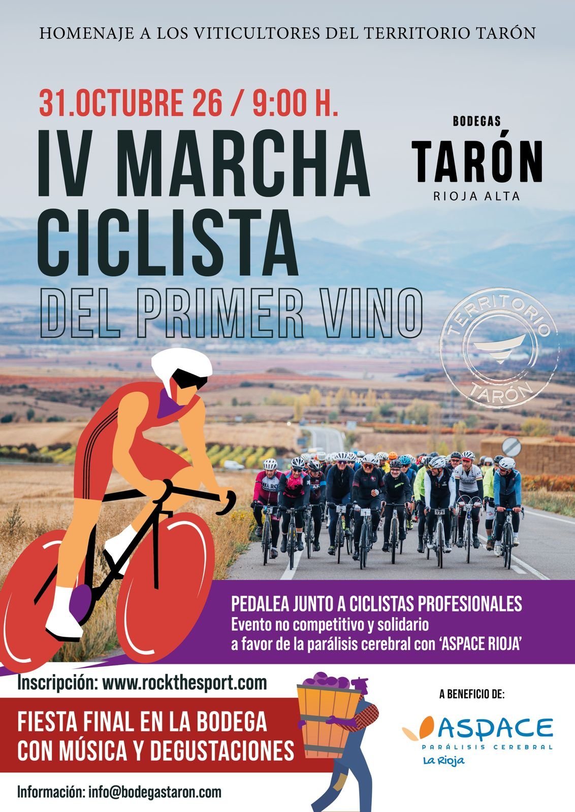 IV Marcha Ciclista del Primer Vino 2026 Logo