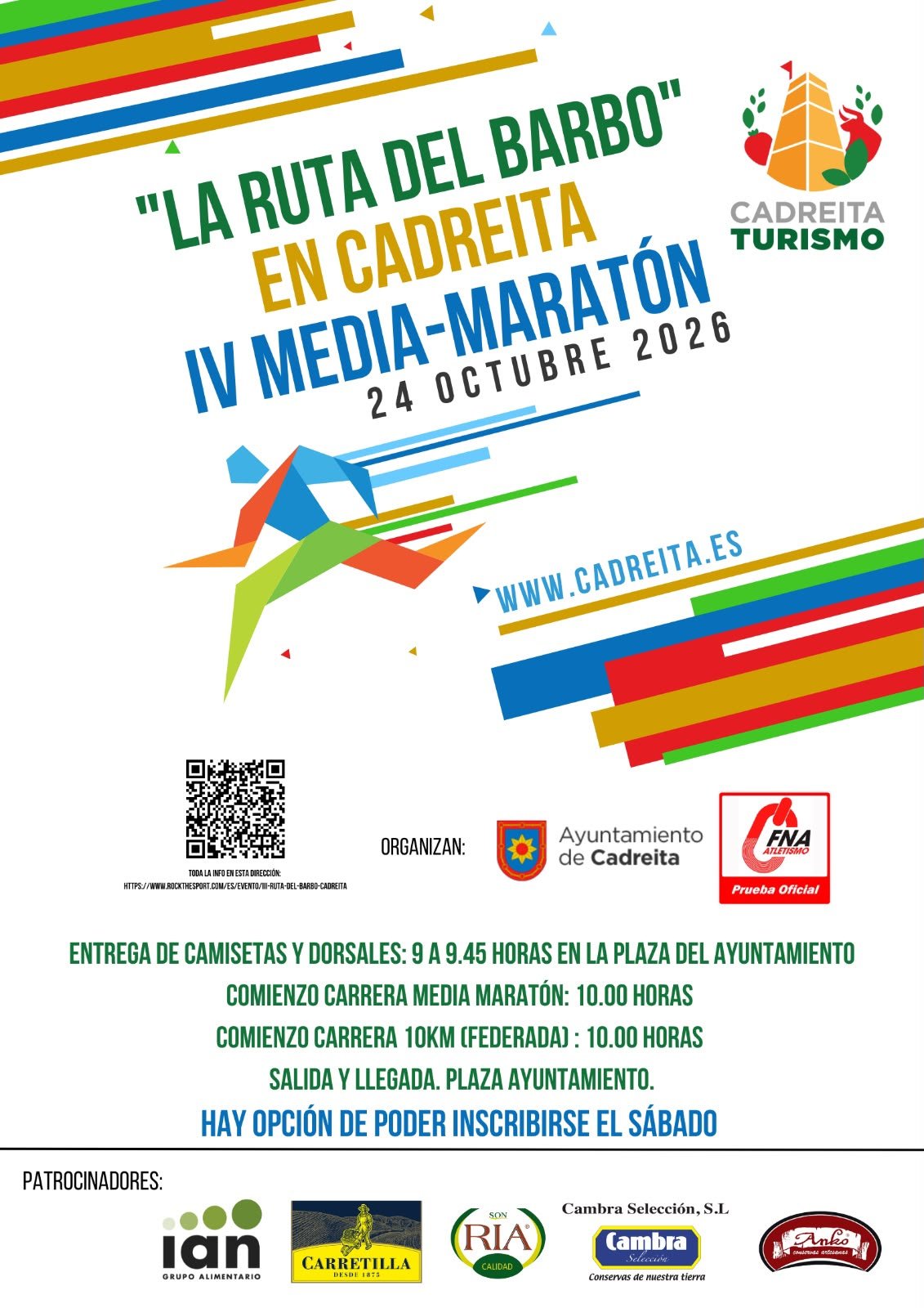 IV RUTA DEL BARBO (Cadreita) Logo