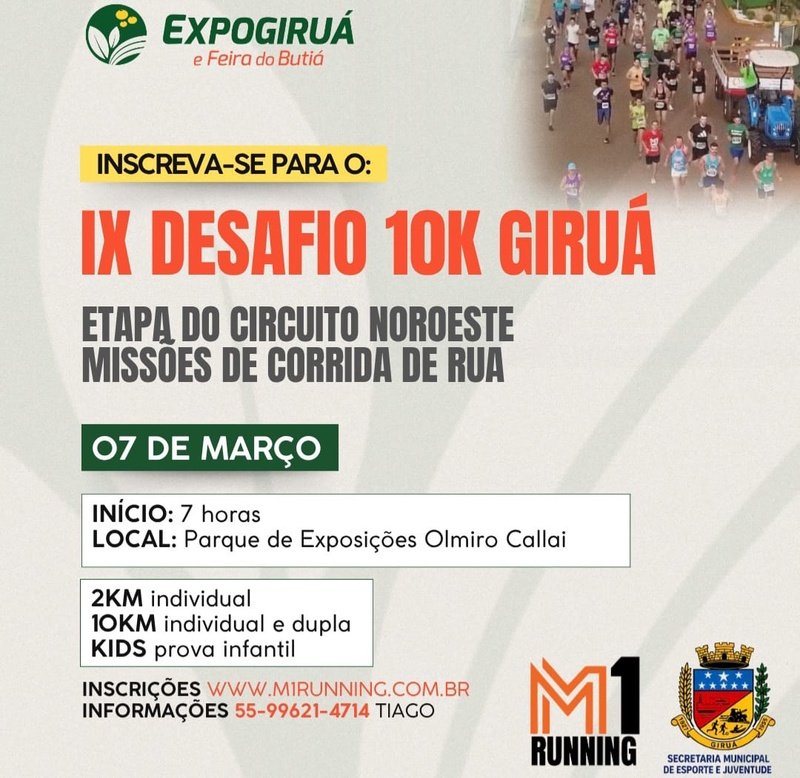 IX DESAFIO 10K GIRUÁ - EXPOGIRUÁ